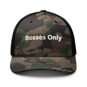 Unisex Camouflage trucker hat