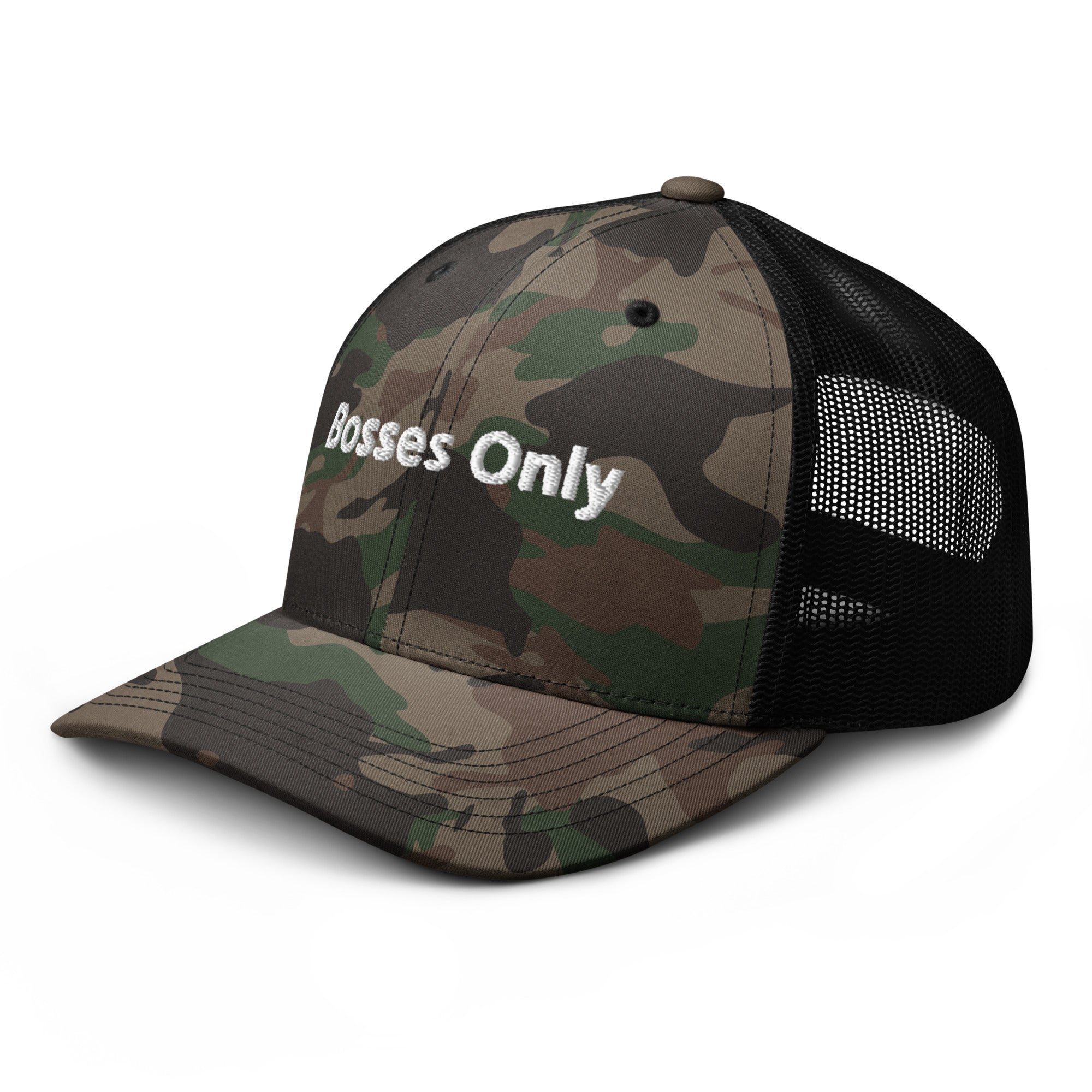 Unisex Camouflage trucker hat