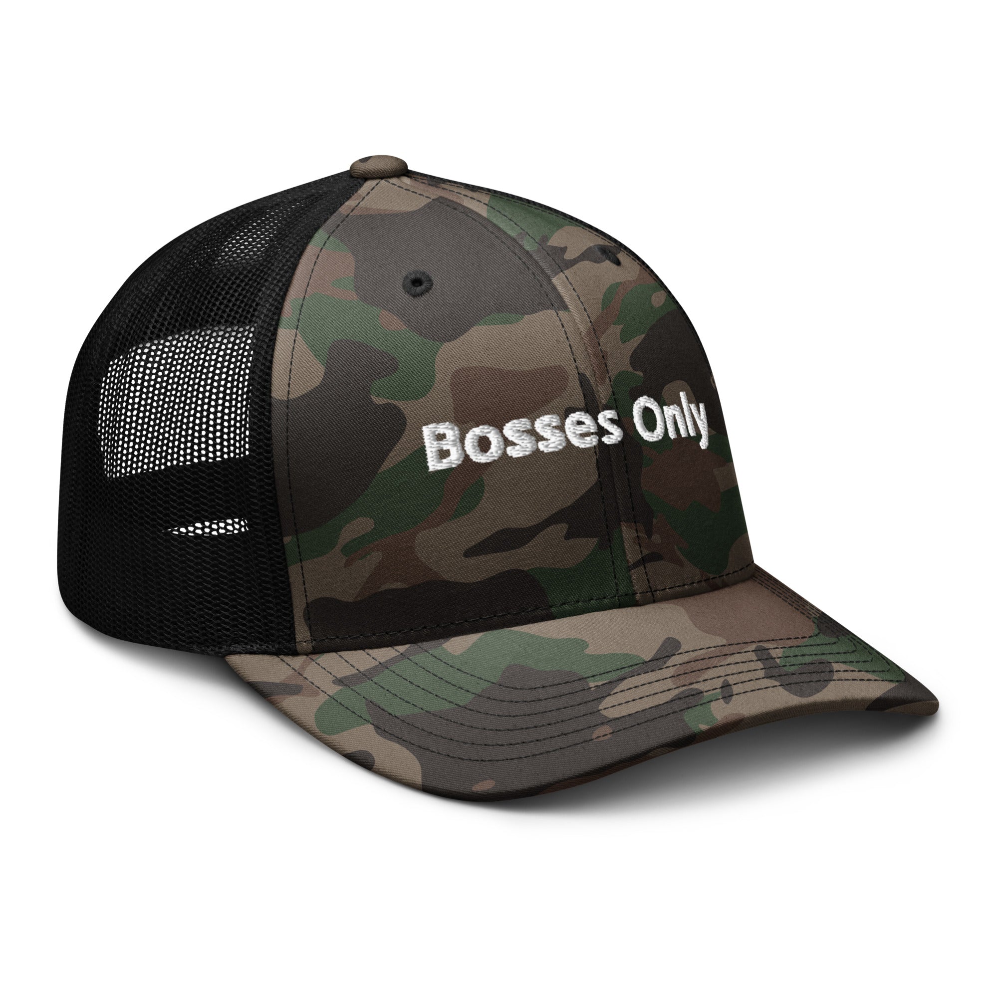 Unisex Camouflage trucker hat