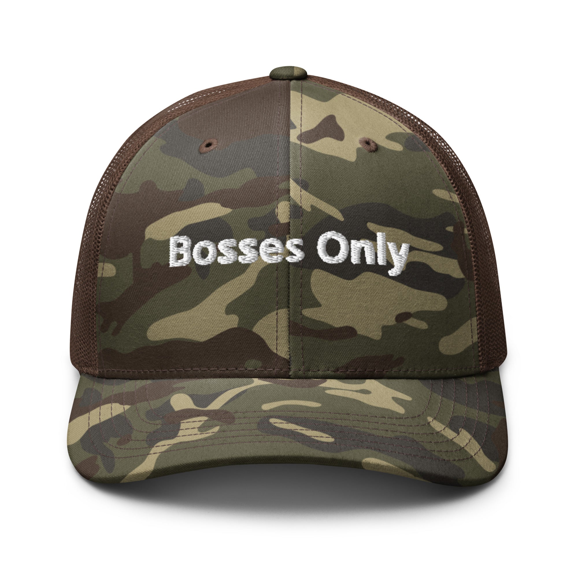 Unisex Camouflage trucker hat