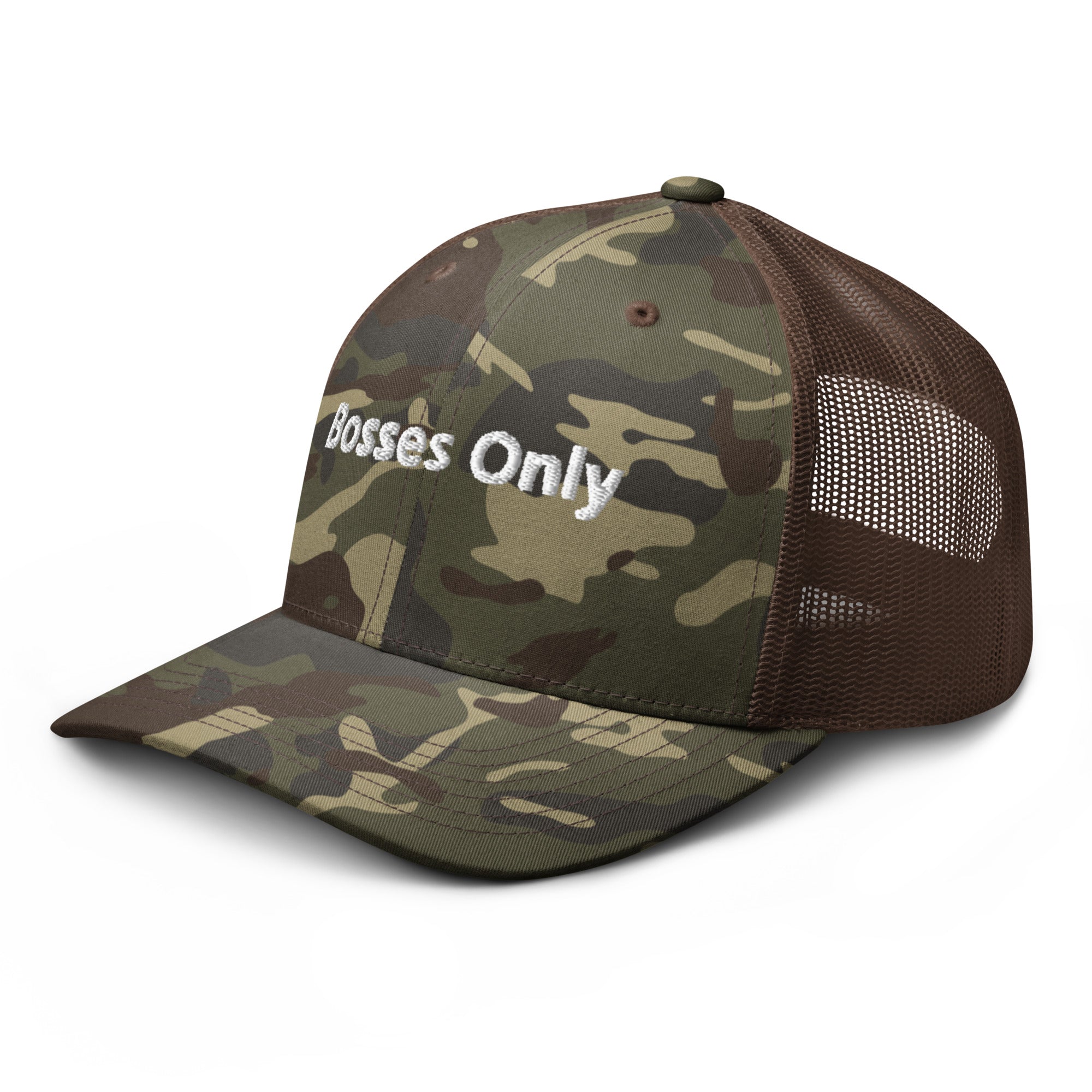 Unisex Camouflage trucker hat