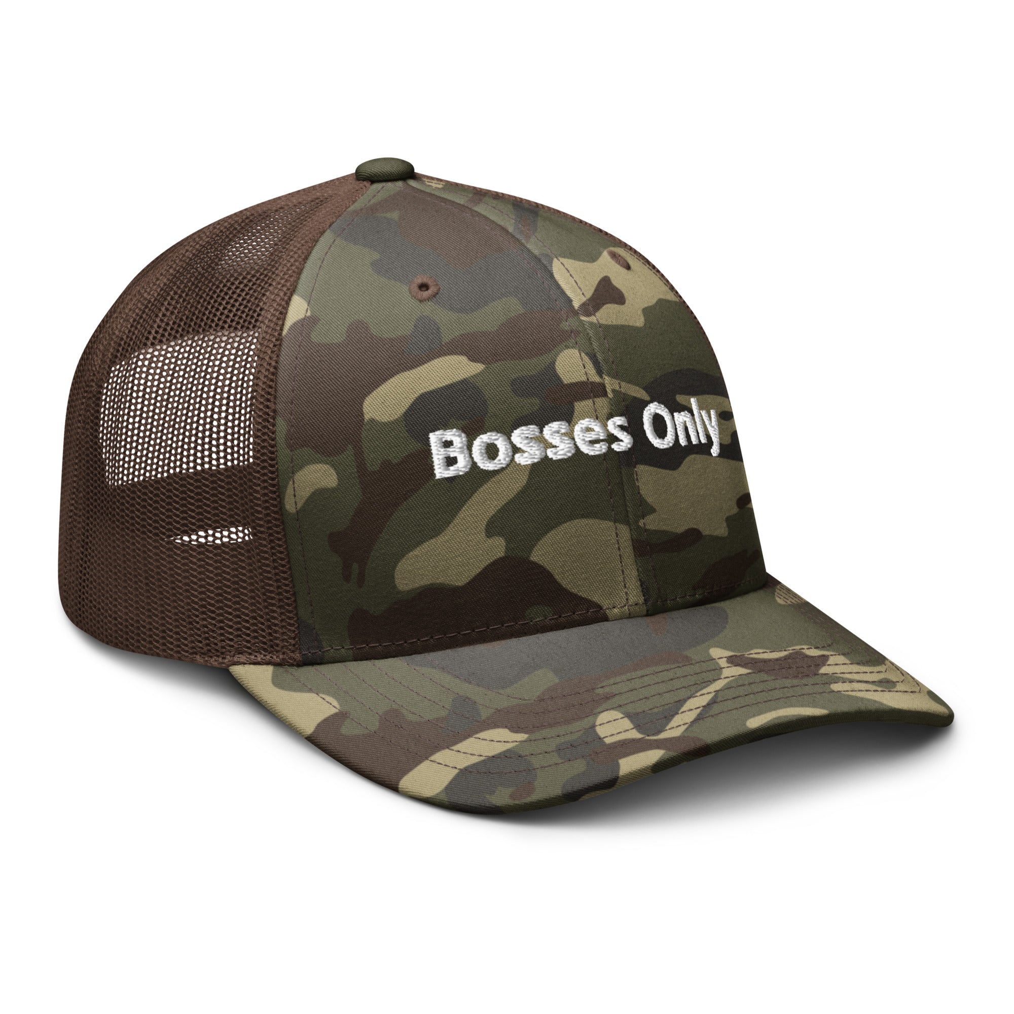 Unisex Camouflage trucker hat