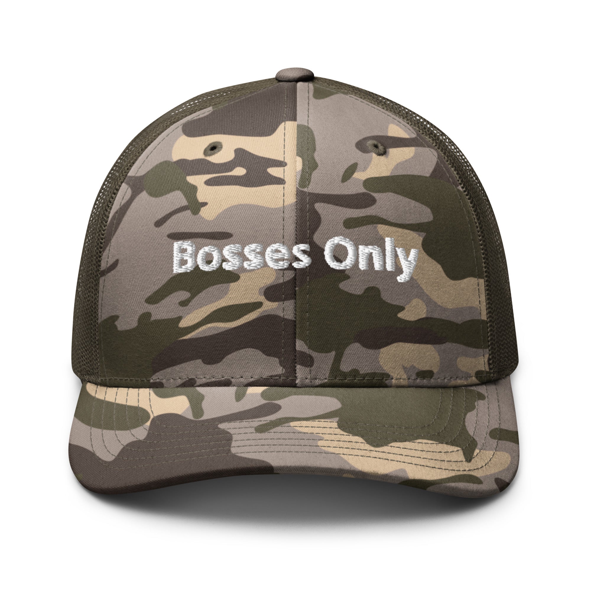 Unisex Camouflage trucker hat