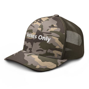 Unisex Camouflage trucker hat