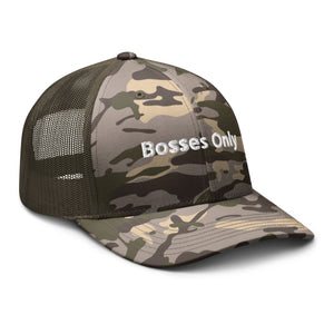 Unisex Camouflage trucker hat